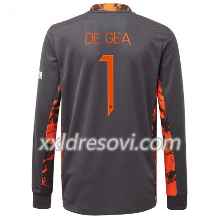 Manchester United De Gea 1 Golmanski Domaći Nogometni Dres 2020-2021 Dugim Rukavima